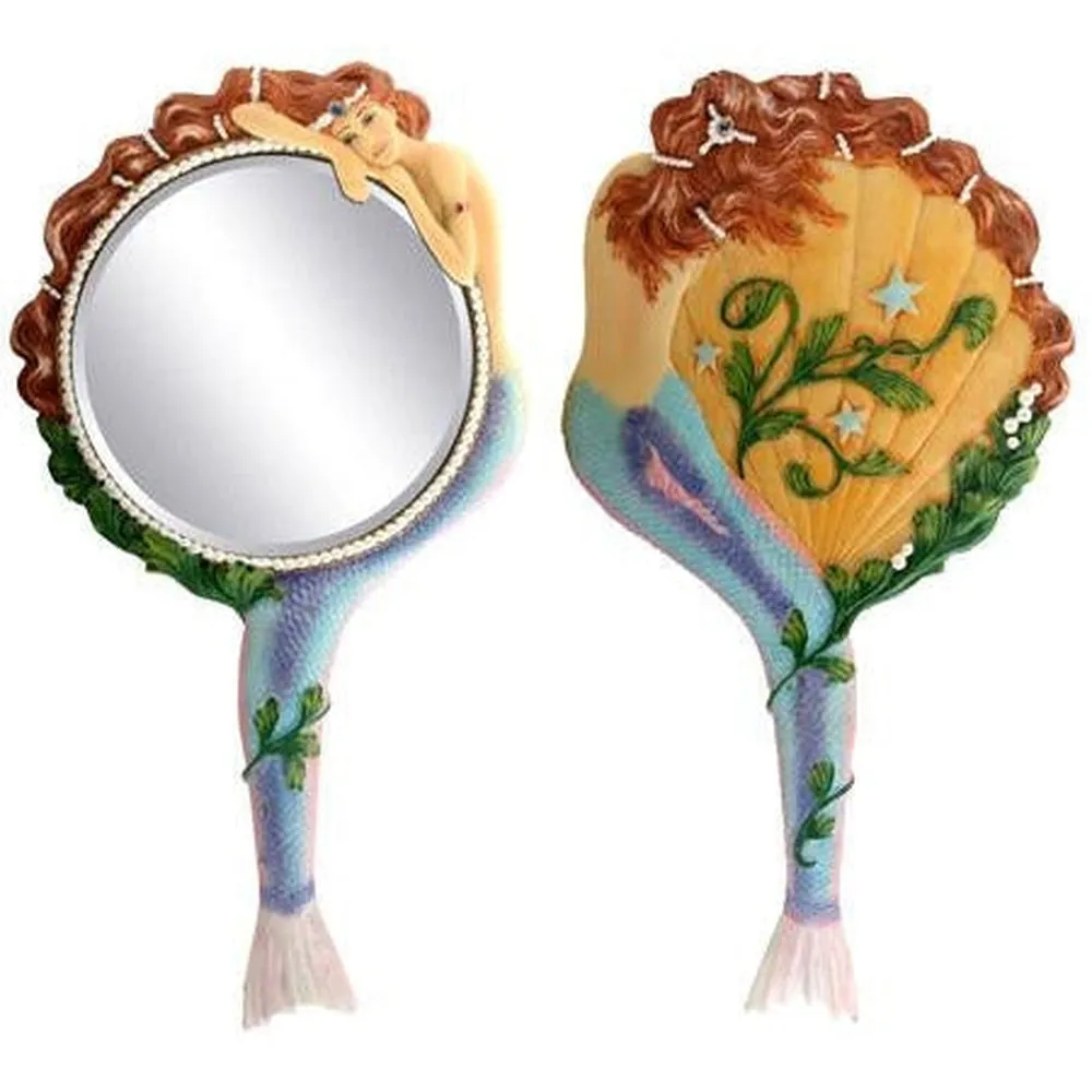 10.75" Mermaid Hand Mirror