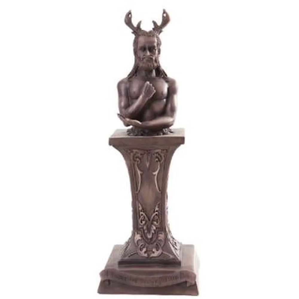 12.5" Horned God Statue