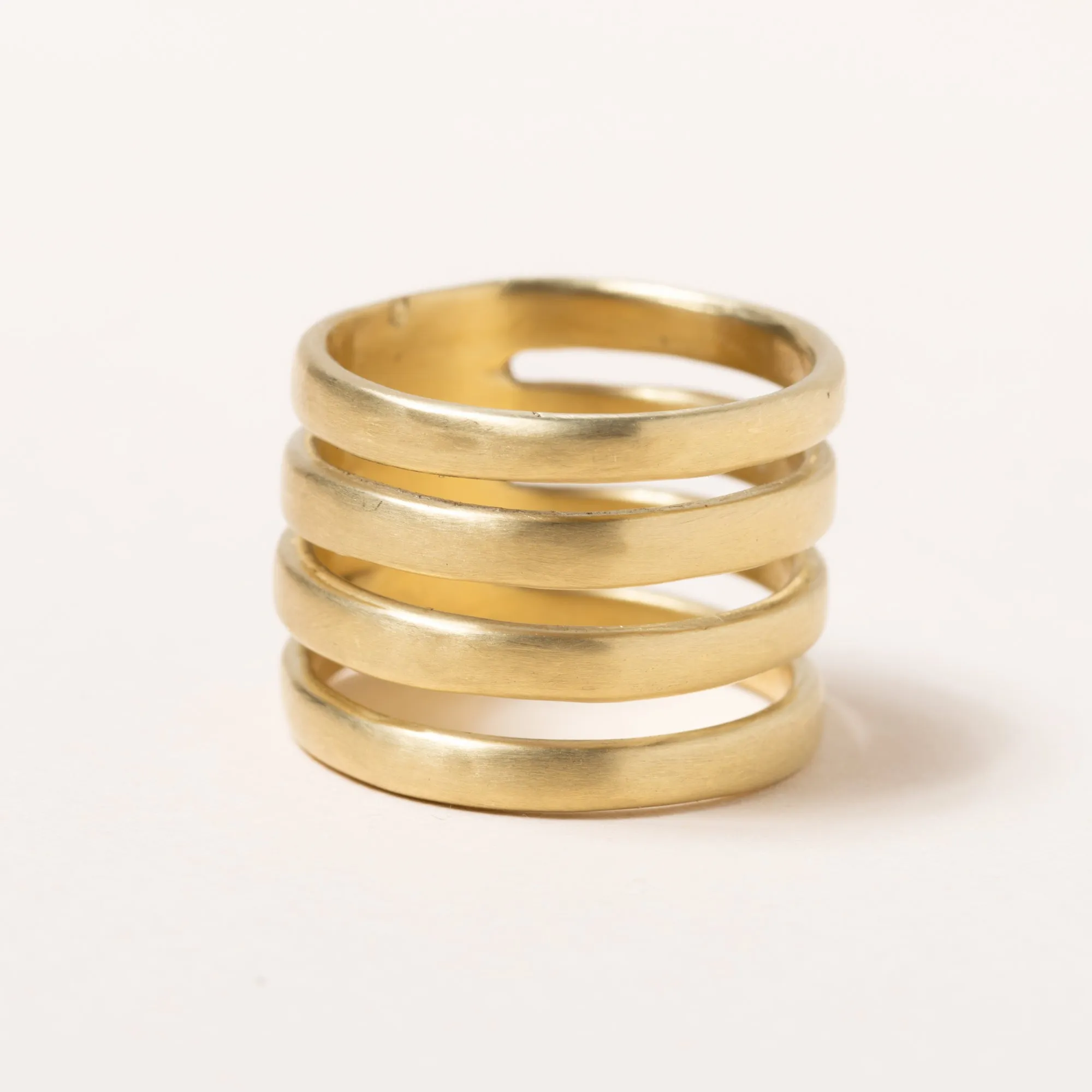 18K Four Band Ring