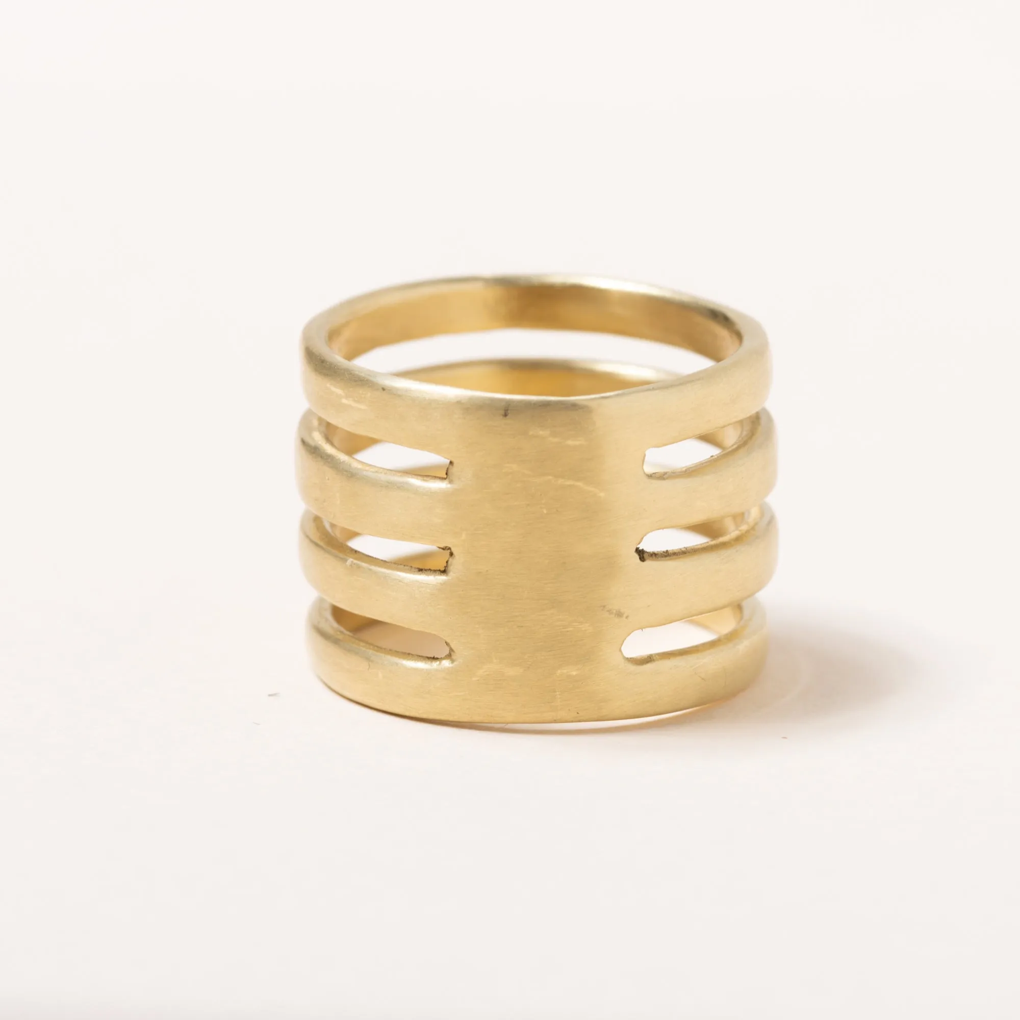 18K Four Band Ring