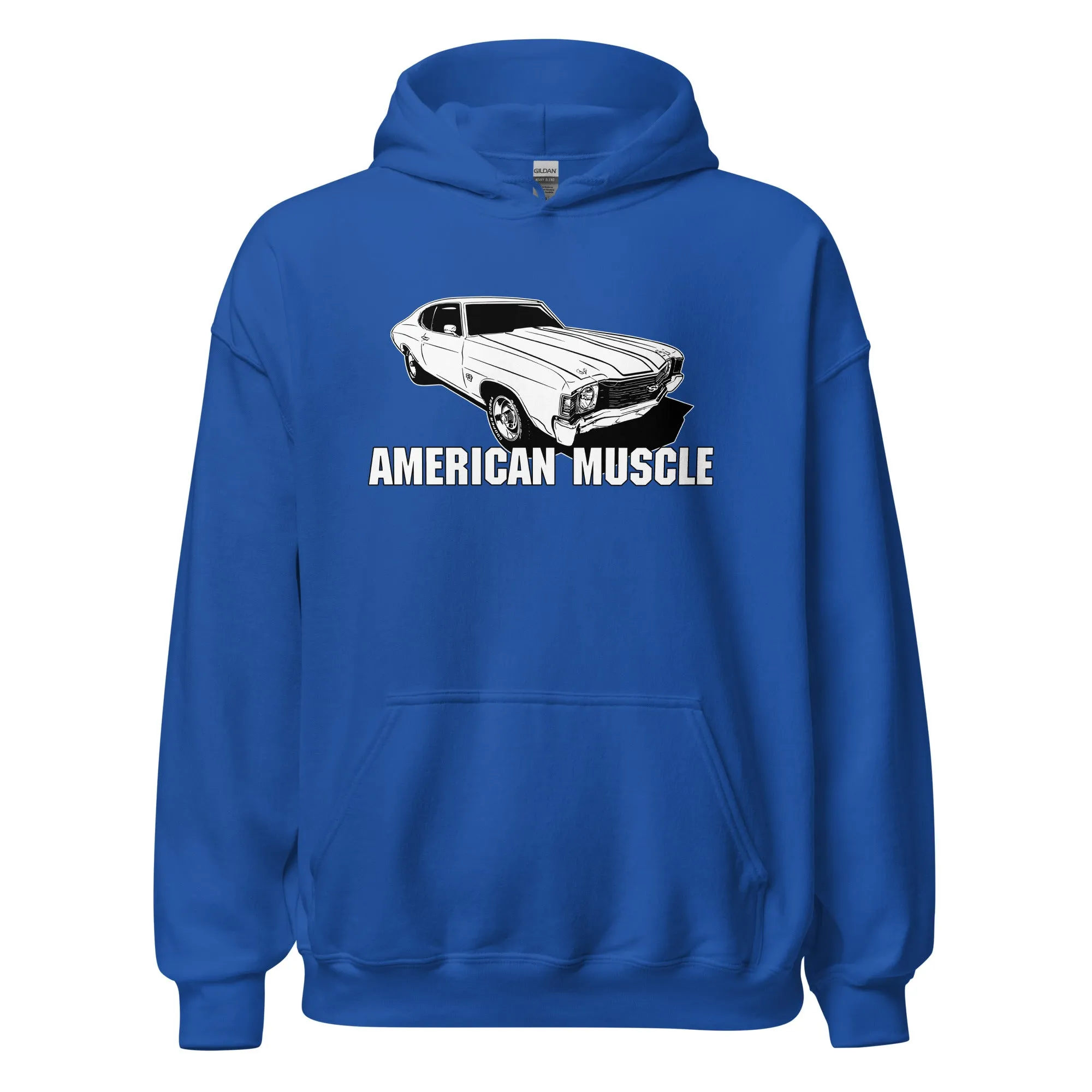 1972 Chevelle Car Hoodie American Muscle Car Sweatshirt