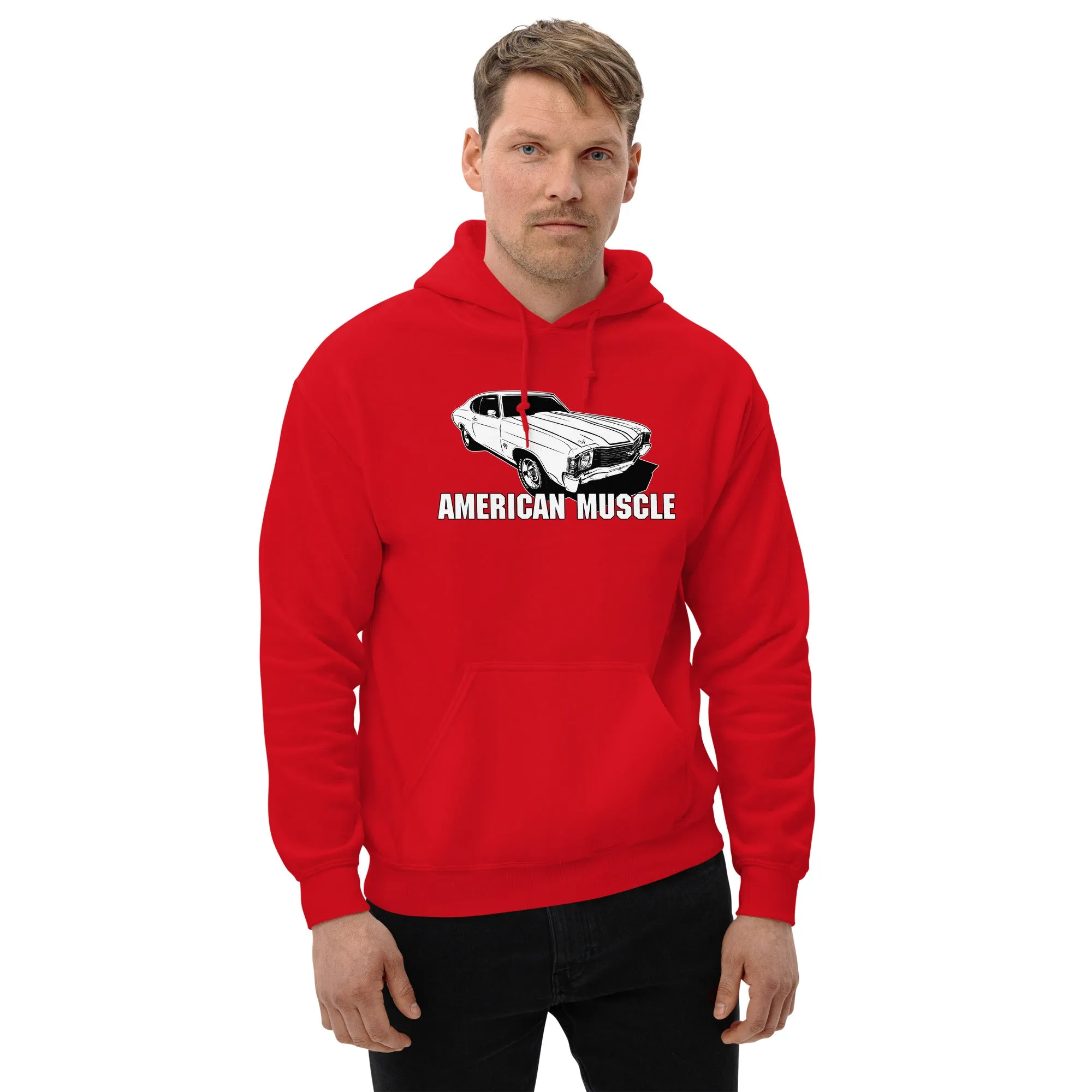 1972 Chevelle Car Hoodie American Muscle Car Sweatshirt