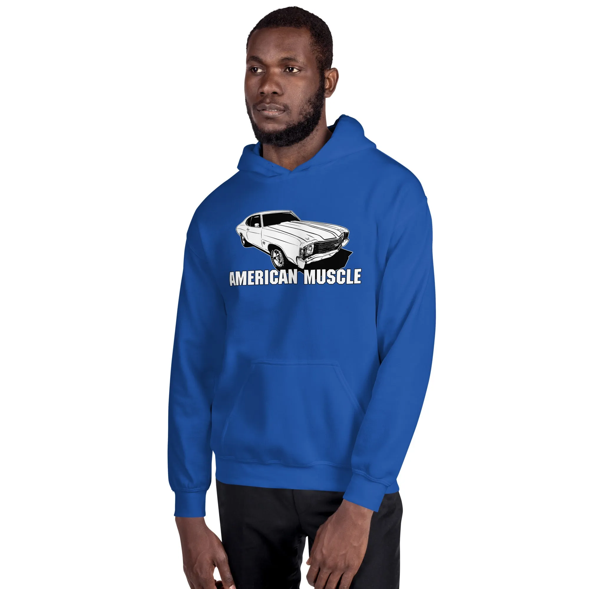 1972 Chevelle Car Hoodie American Muscle Car Sweatshirt