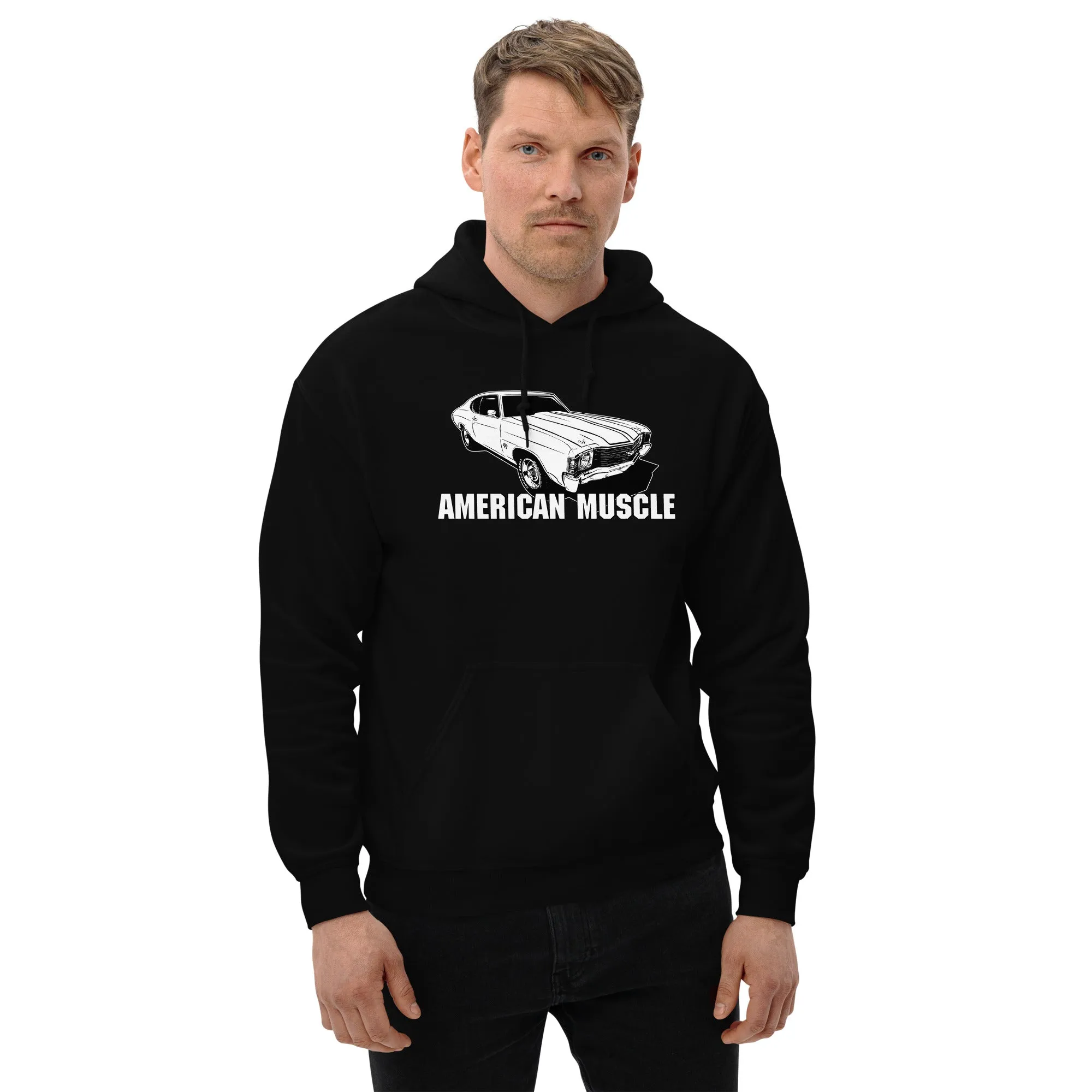 1972 Chevelle Car Hoodie American Muscle Car Sweatshirt