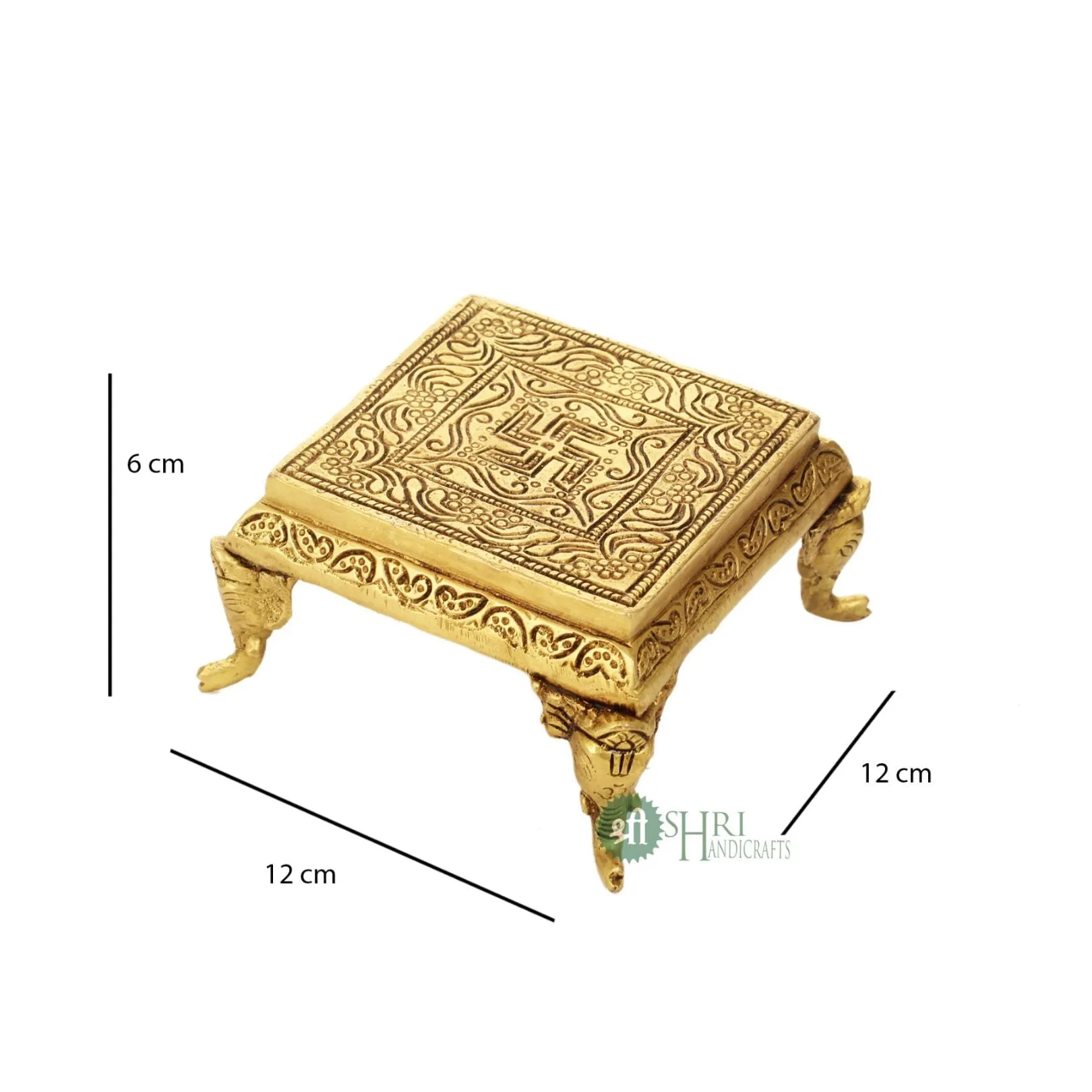 2.5" BRASS CHOWKI BRT-1