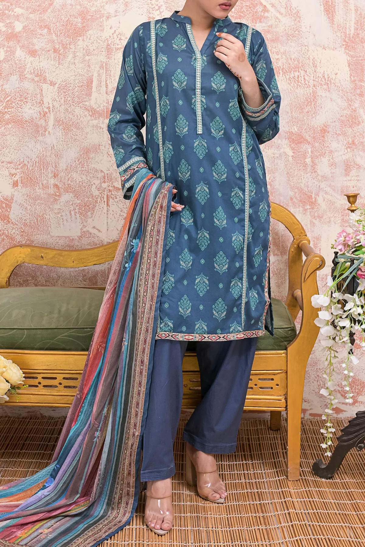 3 PIECE DIGITAL PRINT LAWN| DPC-250