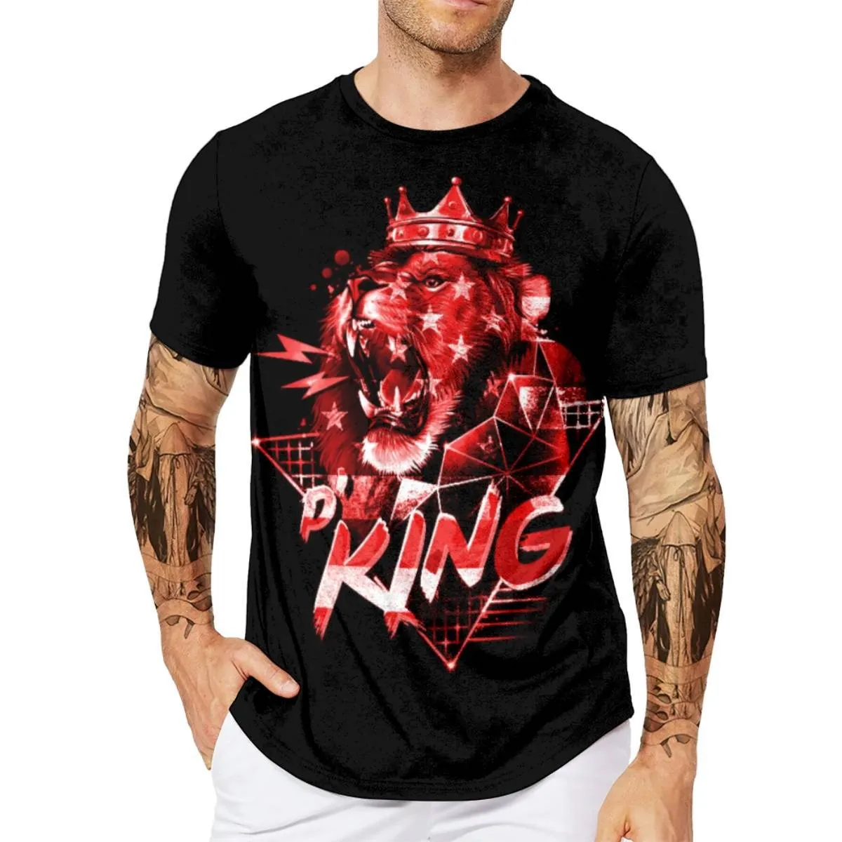 3D Print Outdoor Street Short Sleeve Print T shirt