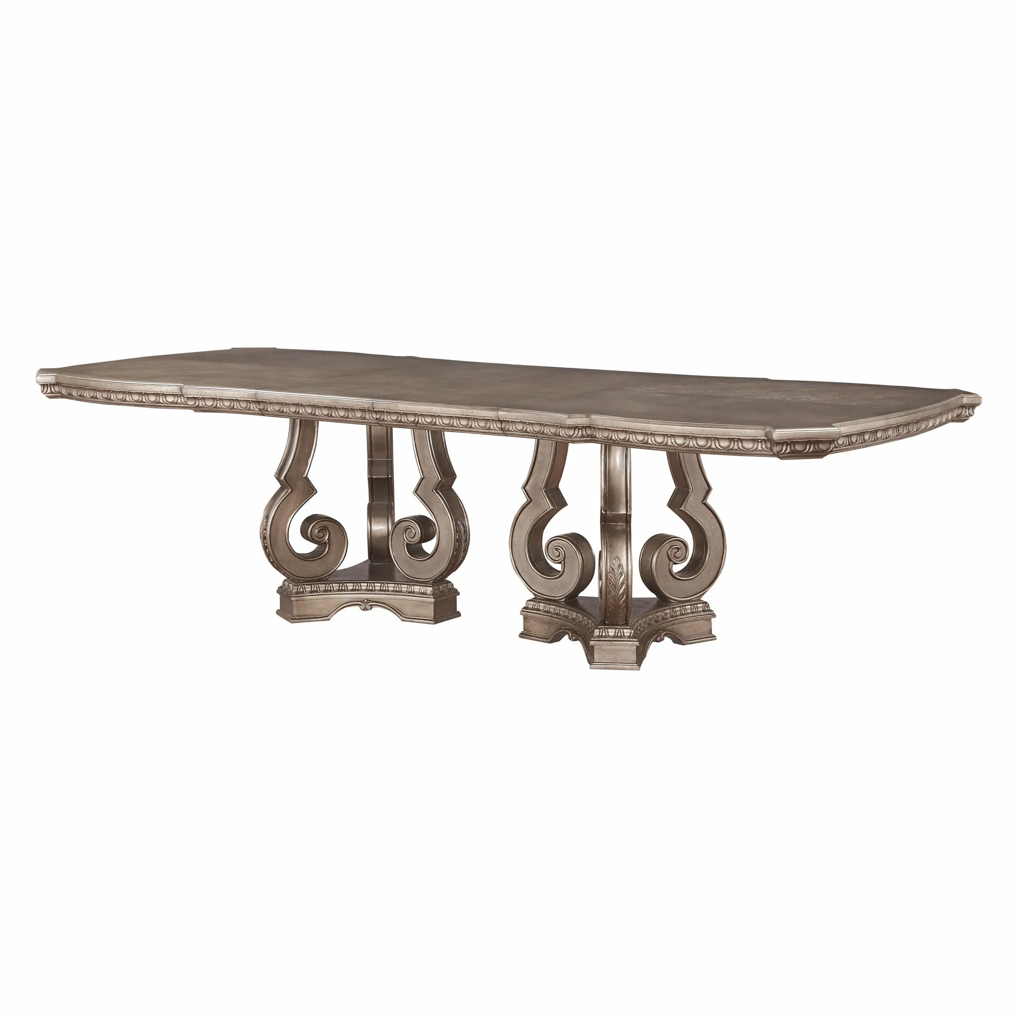 60 Champagne Solid Wood Dining Table