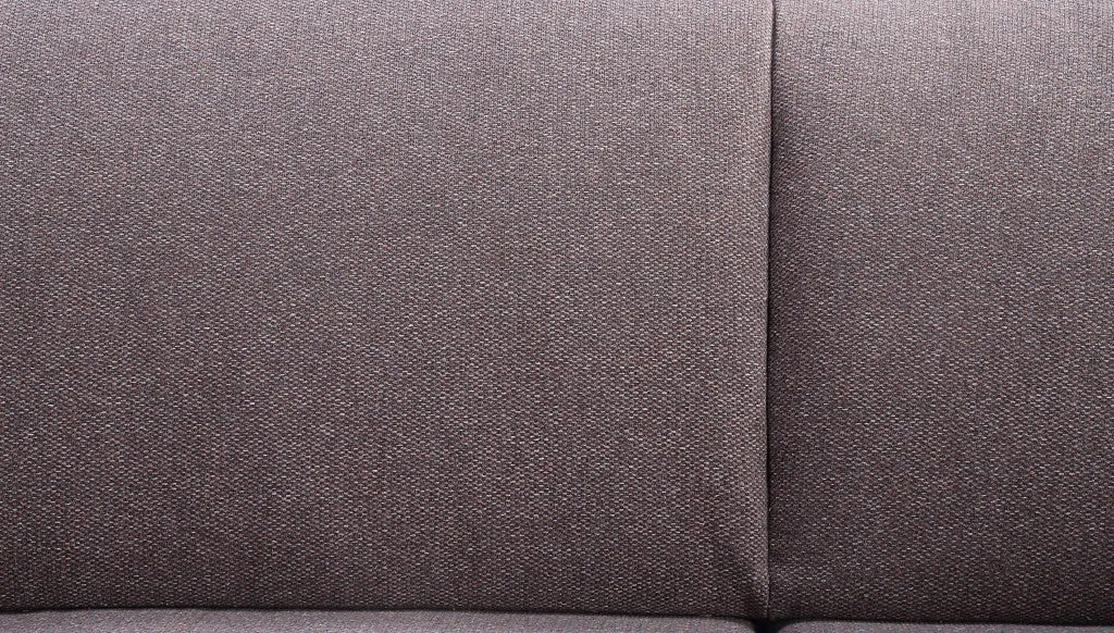 78 Gray Linen And Black Sofa