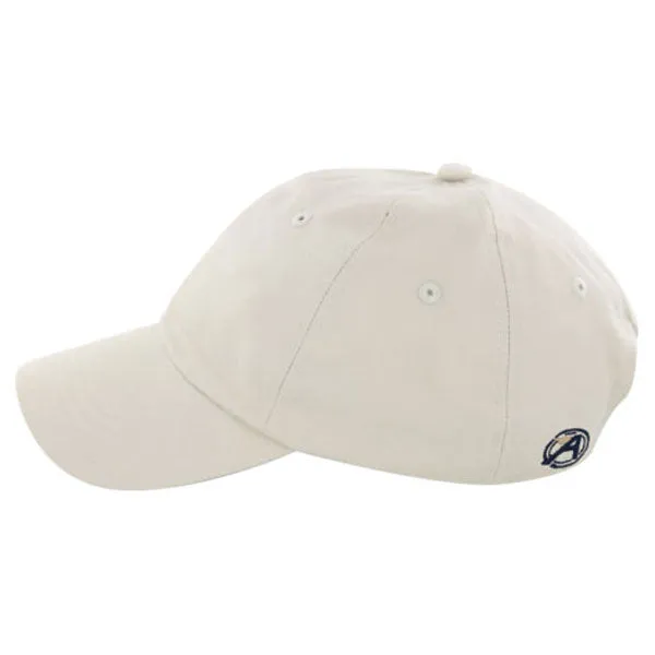 AHEAD Bone Chino Solid Velcro Cap