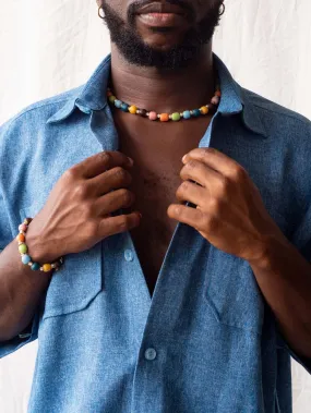 AKETEKETE Krom Multicolour Beaded Necklace