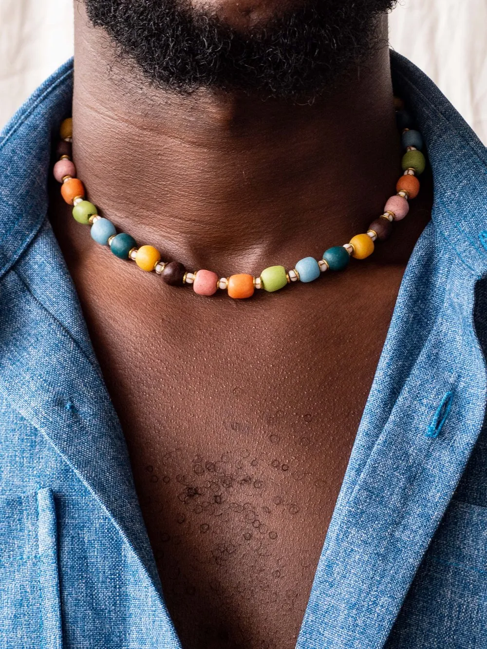 AKETEKETE Krom Multicolour Beaded Necklace