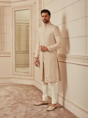 All Over Dori Embroidered Sherwani