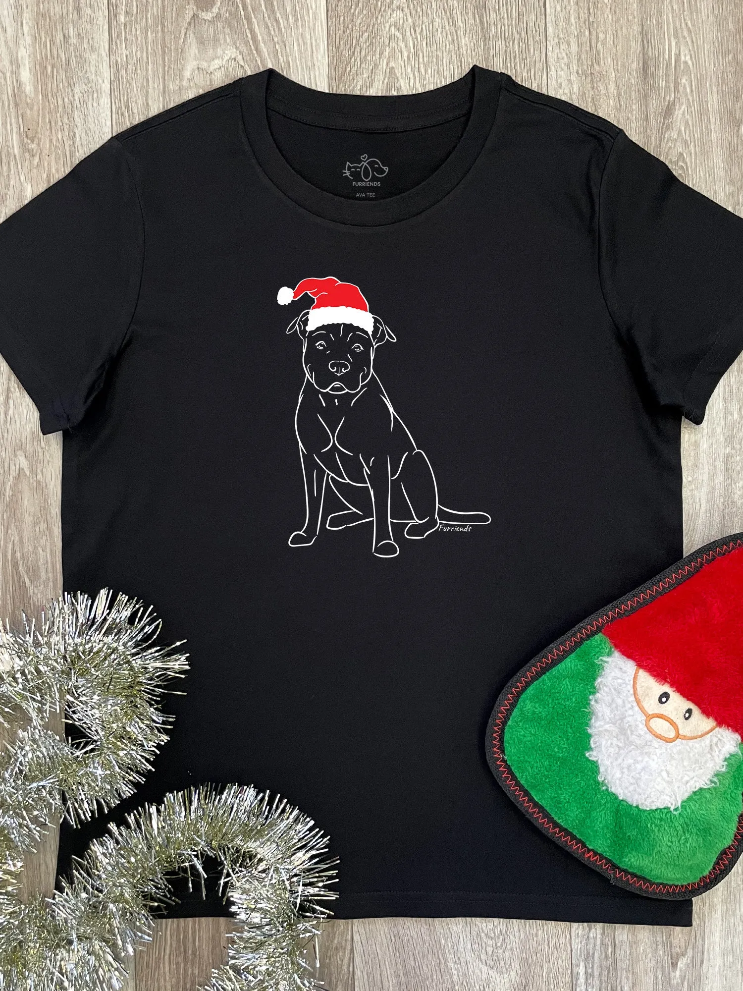 American Staffordshire Terrier Christmas Edition Ava Women's Regular Fit Tee