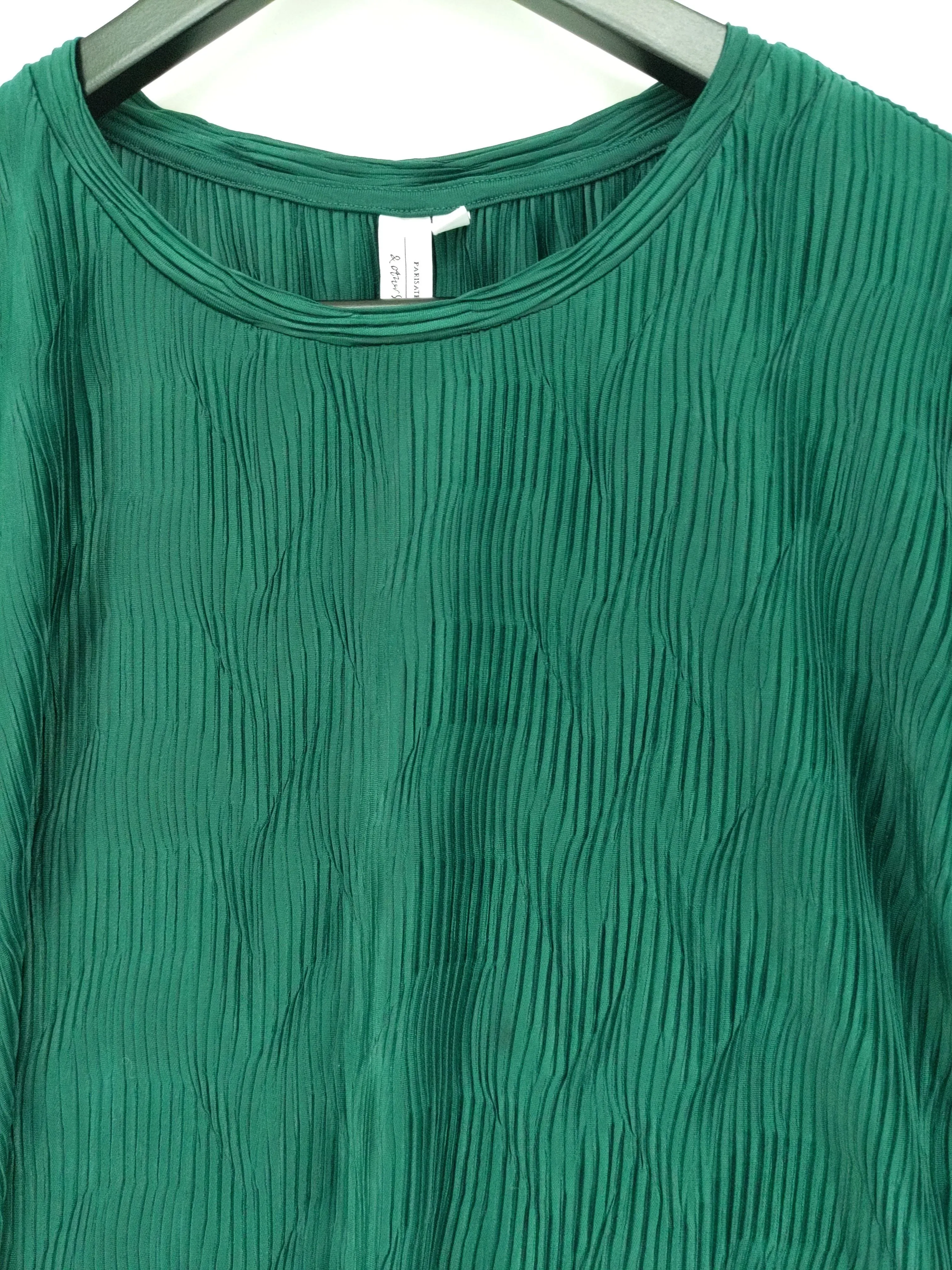 & Other Stories Women's Blouse UK 10 Green 100% Polyester