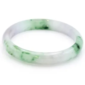 Antique Grade A Translucent Green Jade Bangle Bracelet