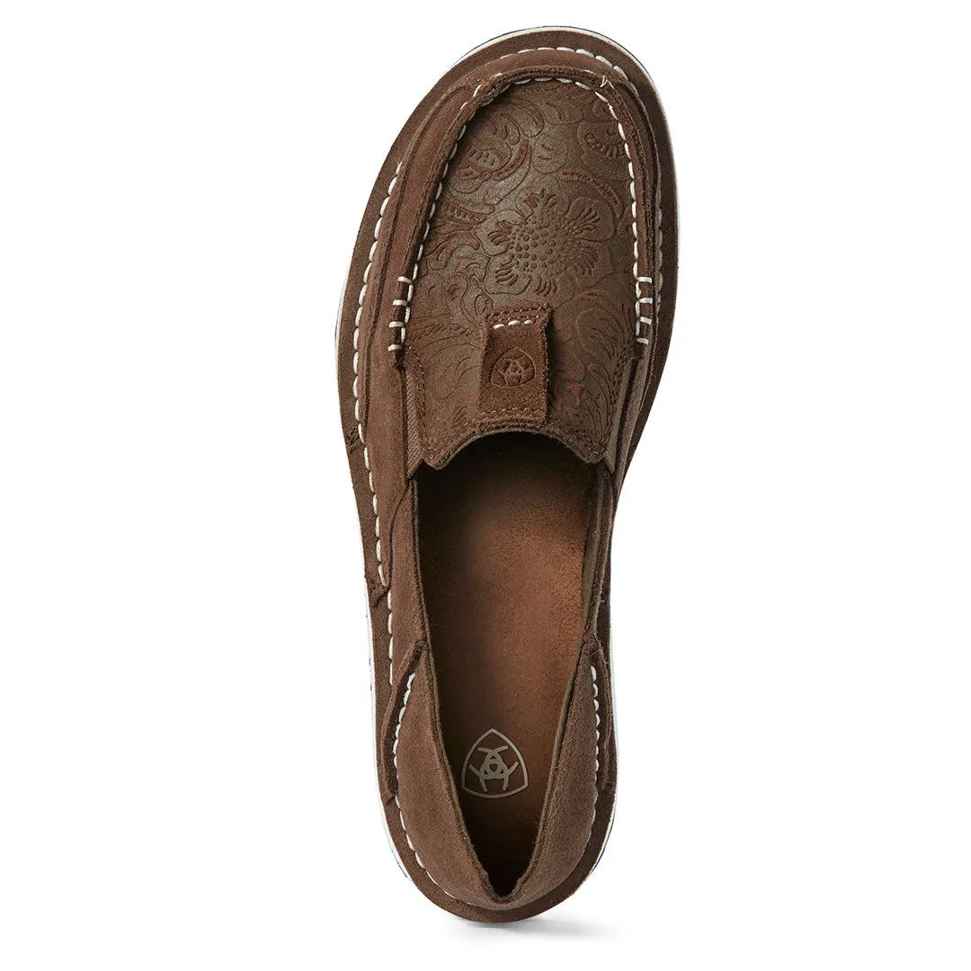 Ariat Women's Cruiser Tooled Suede Slip-on Shoes