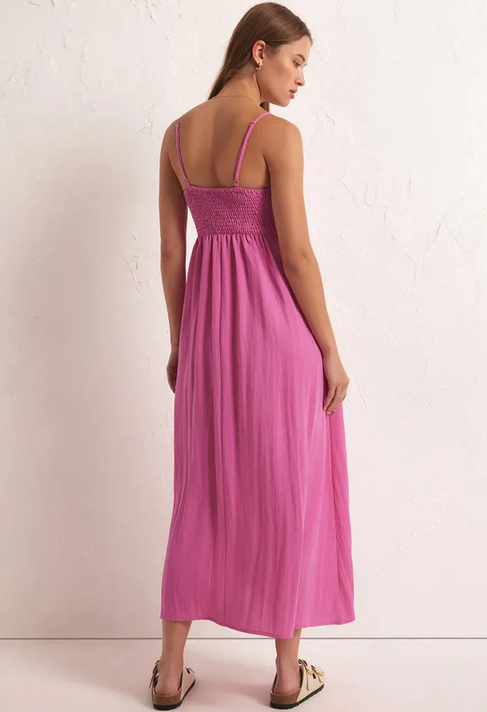 Beachside Midi Dress-Heartbreaker Pink