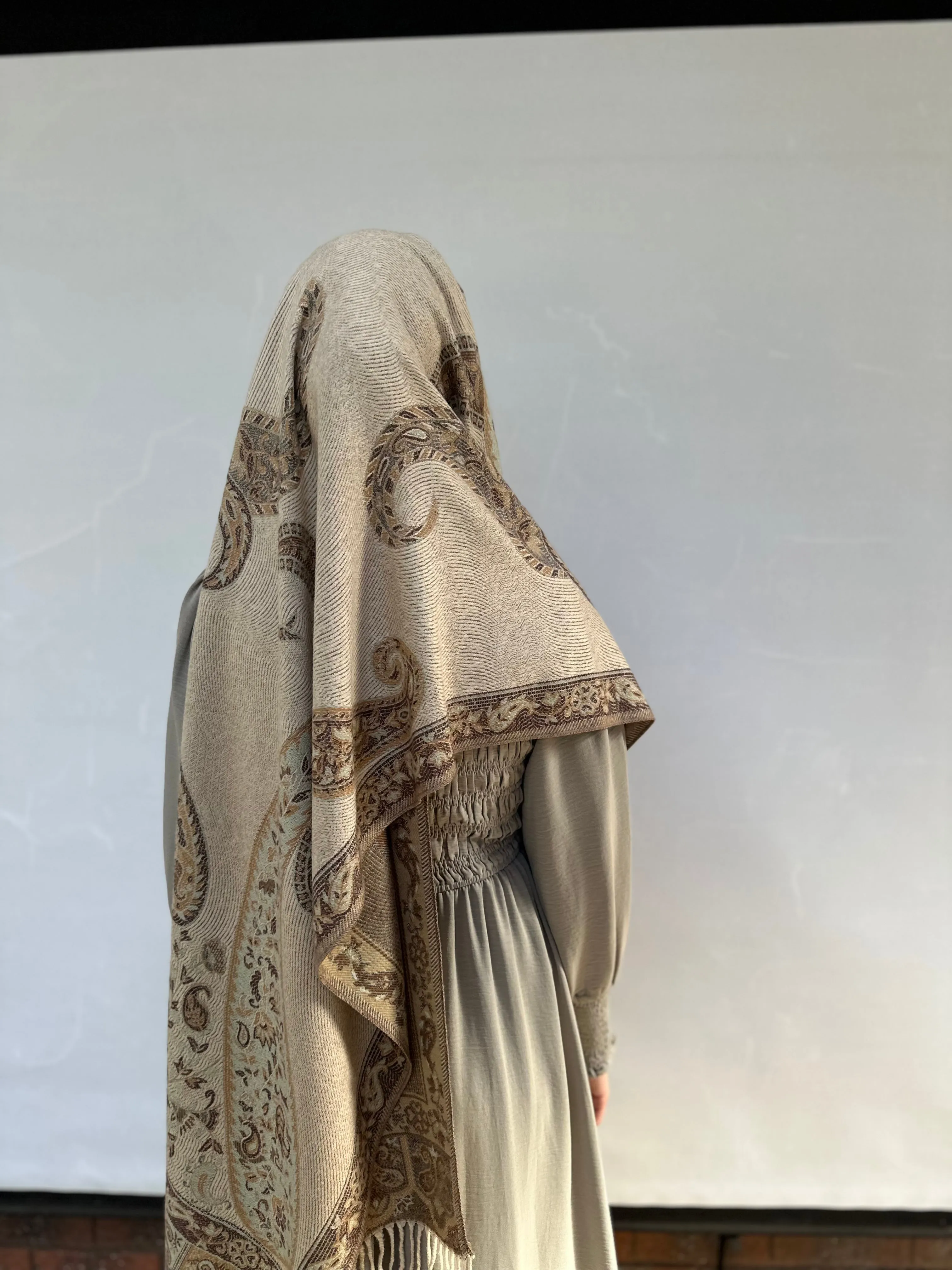 Beige Pashmina Scarf/shawl