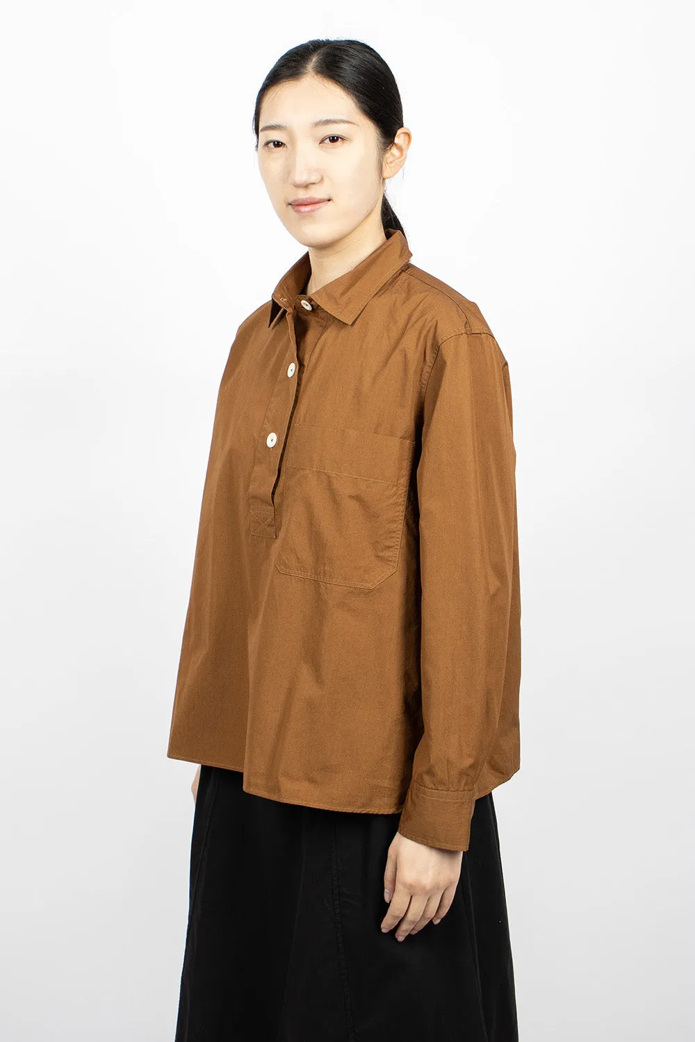 Big Pocket Swing Shirt Tobacco