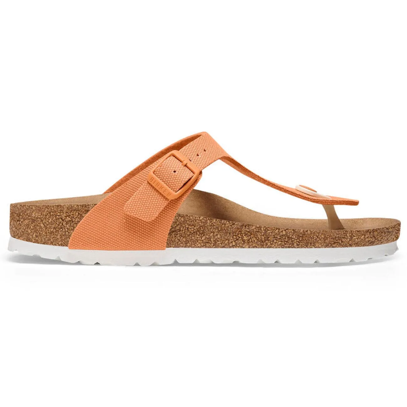 Birkenstock Seasonal, Gizeh, Vegan Canvas, Regular Fit, Papaya Textile