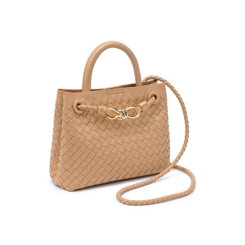 Blakely Woven Crossbody-Natural