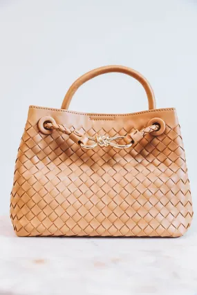 Blakely Woven Crossbody-Natural