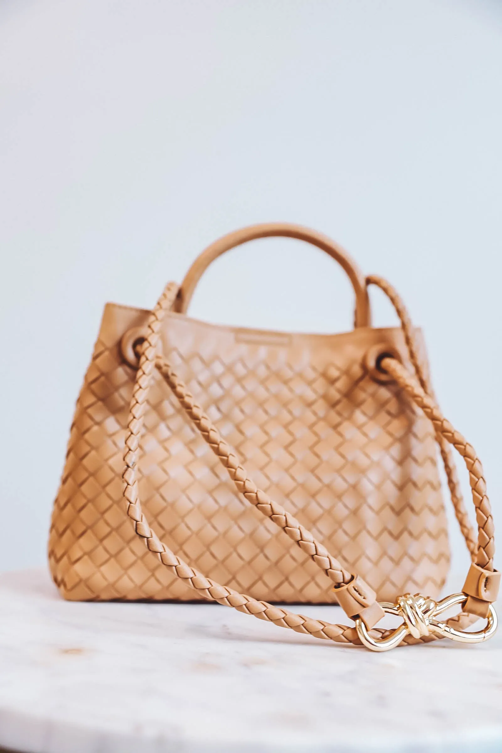 Blakely Woven Crossbody-Natural