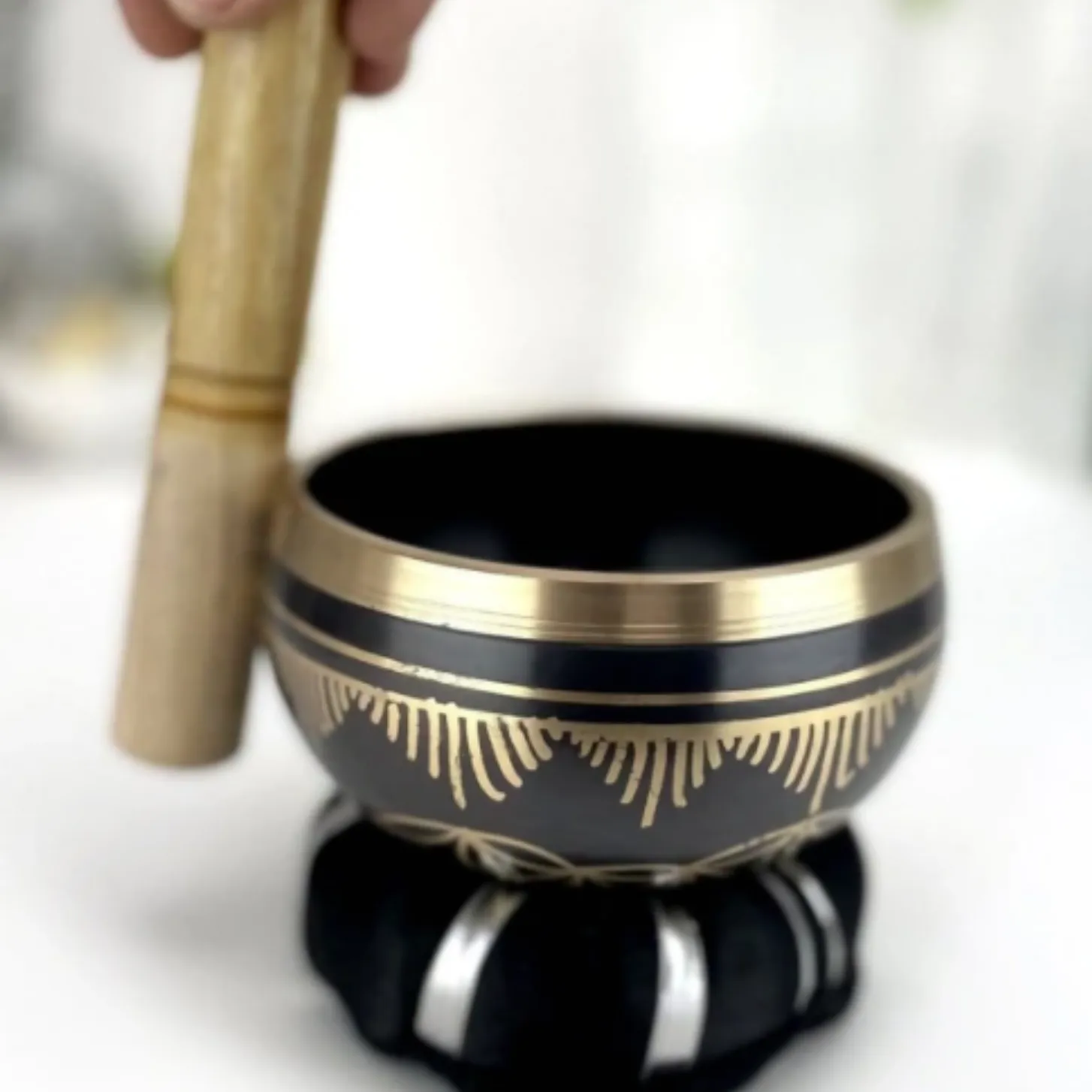 Brass Singing Bowl Set