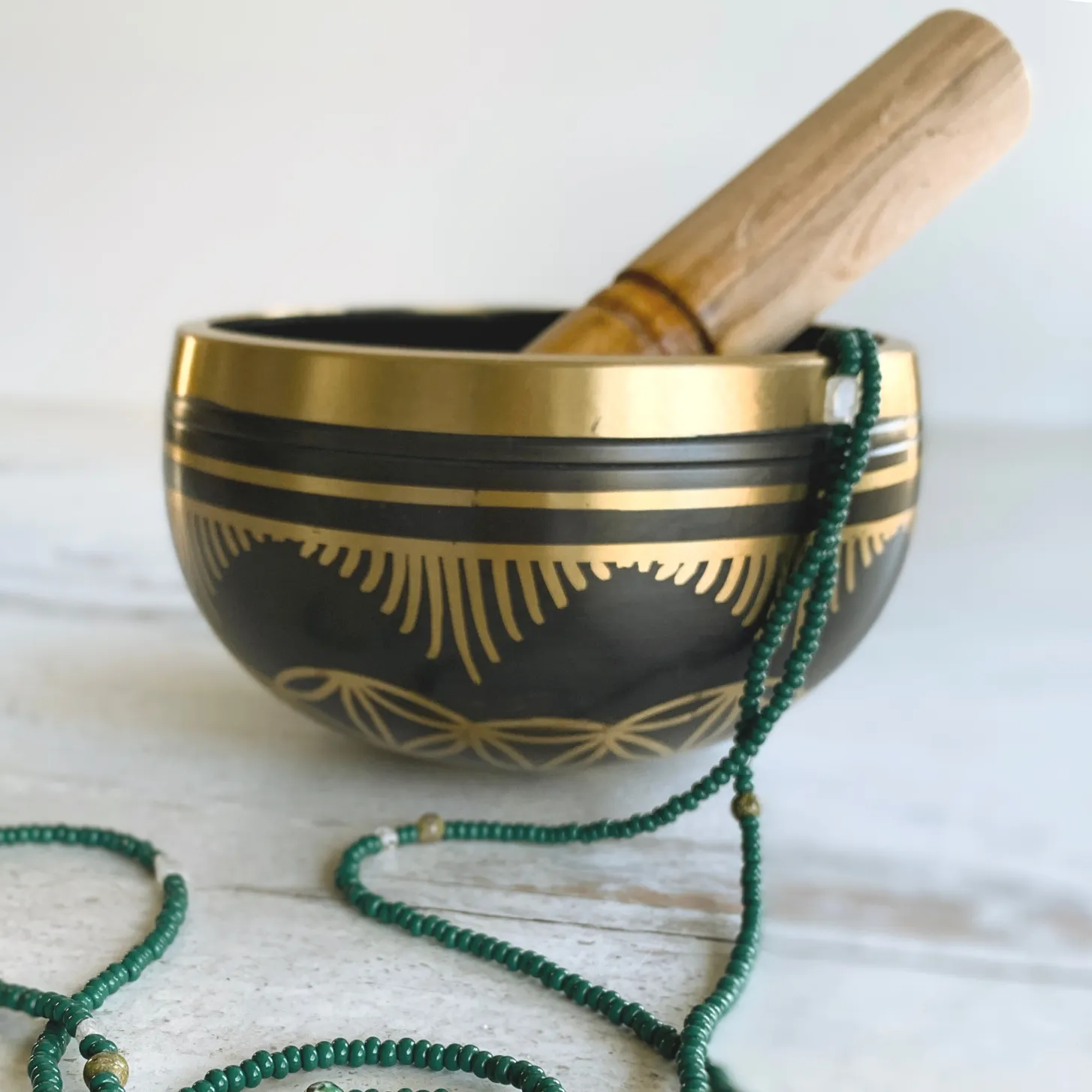 Brass Singing Bowl Set