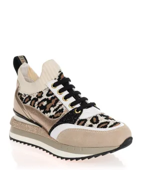 Cafe Noir DN9570 Multi Maculato Beige Casual Sneaker