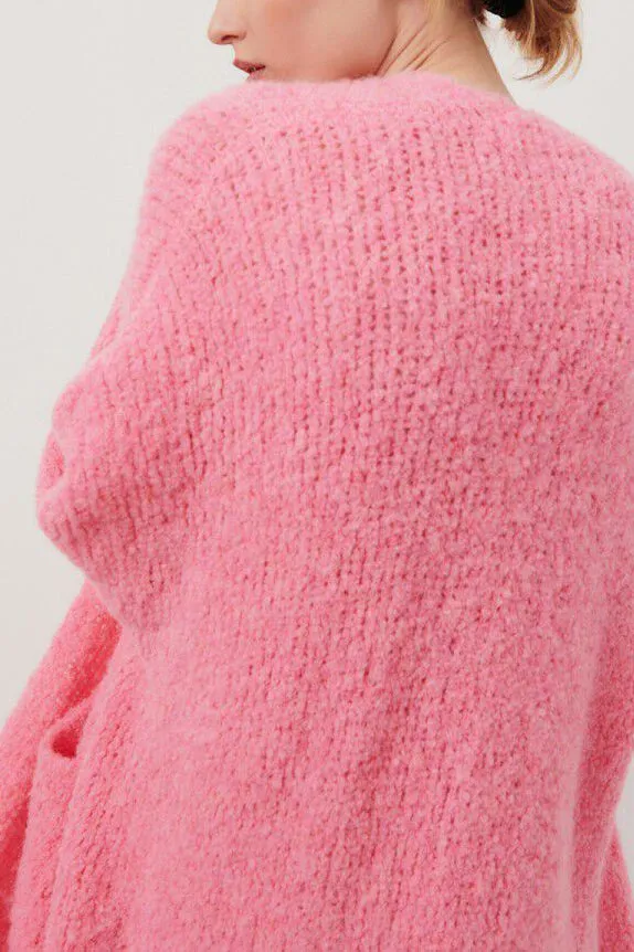 Cardigan Zolly Long in Pinky