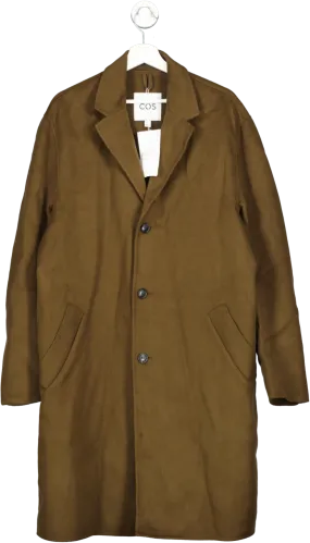 cos Tailored Wool Coat In Brown BNWT UK 44" CHEST