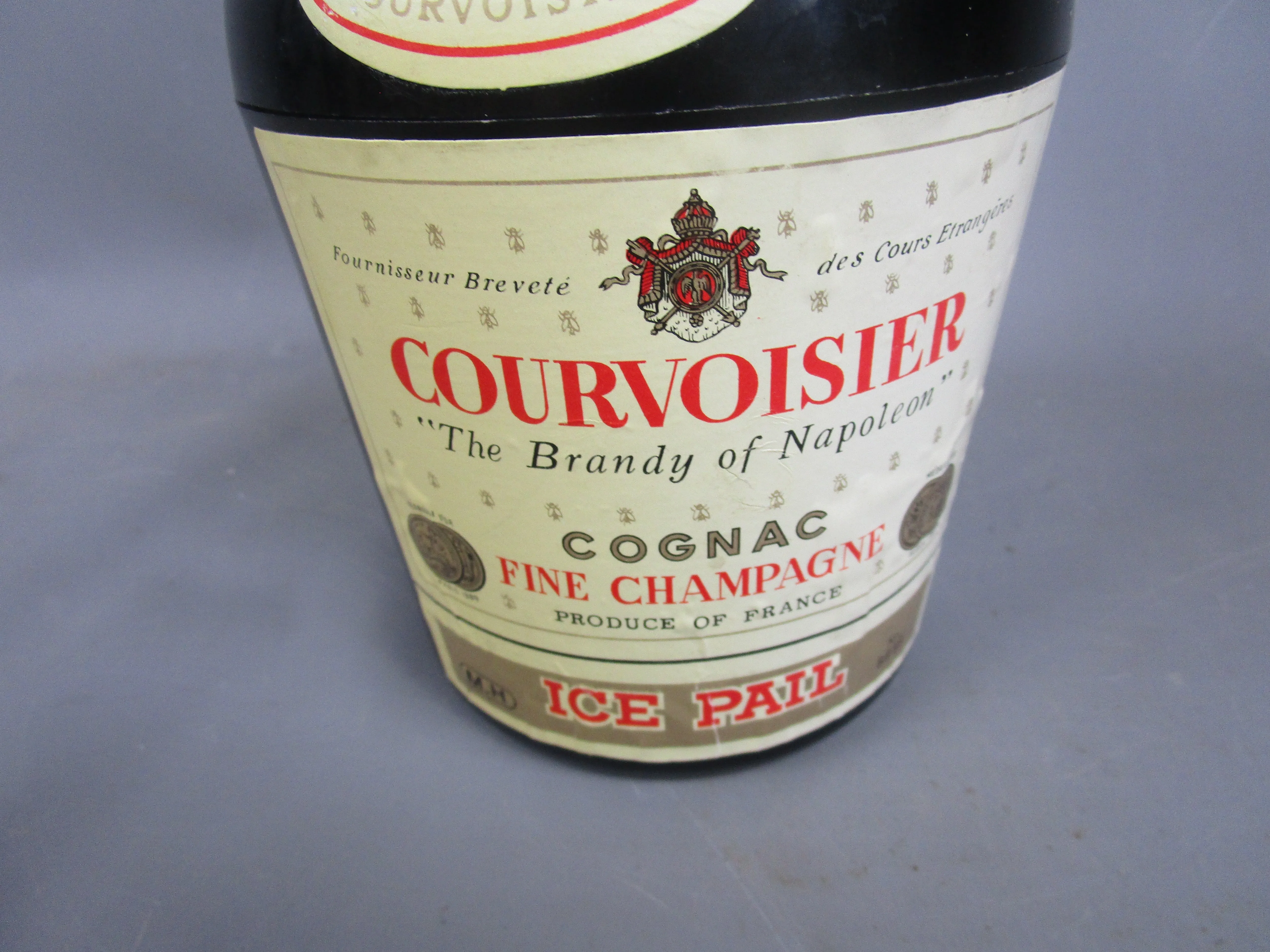 Courvoisier Brandy Cognac Ice Pail Vintage c1970