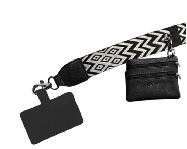 Crossbody Phone Holder - Black