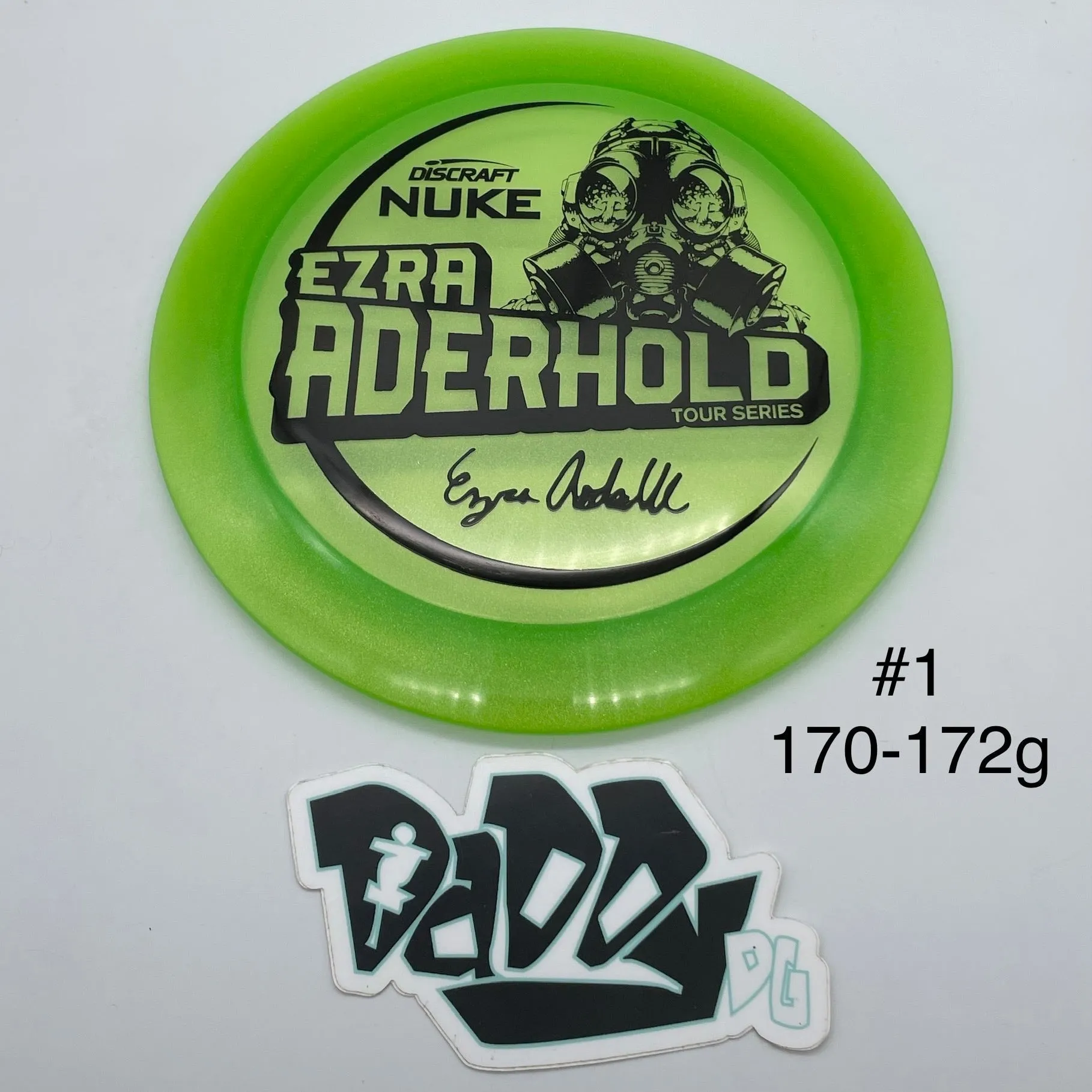 Discraft Metallic Z Nuke 2021 Tour Series Ezra Aderhold Stamped Distance Driver