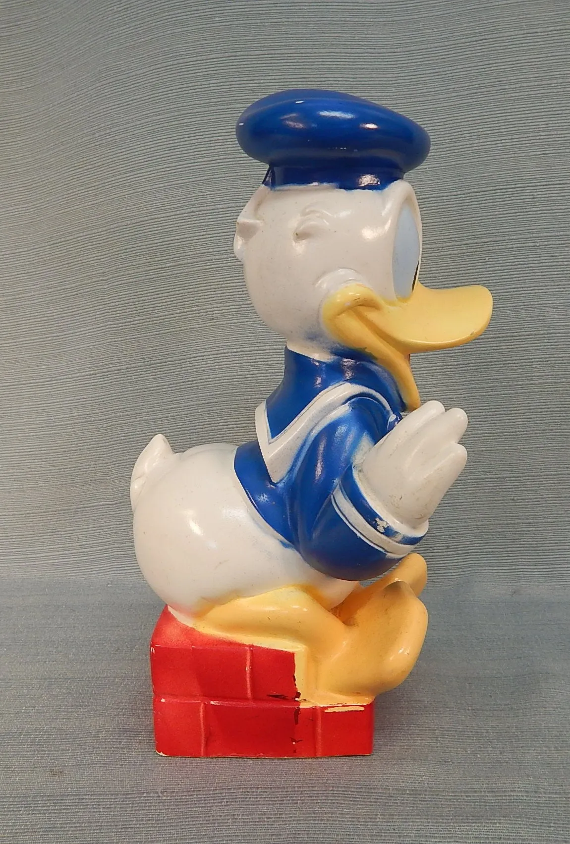 Donald Duck Piggy Bank - Very Good Vintage Condition