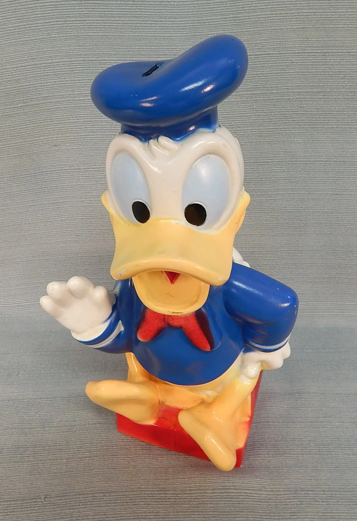 Donald Duck Piggy Bank - Very Good Vintage Condition