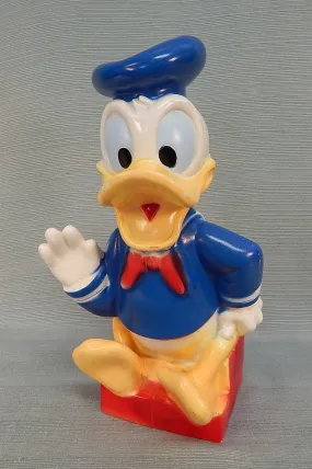 Donald Duck Piggy Bank - Very Good Vintage Condition