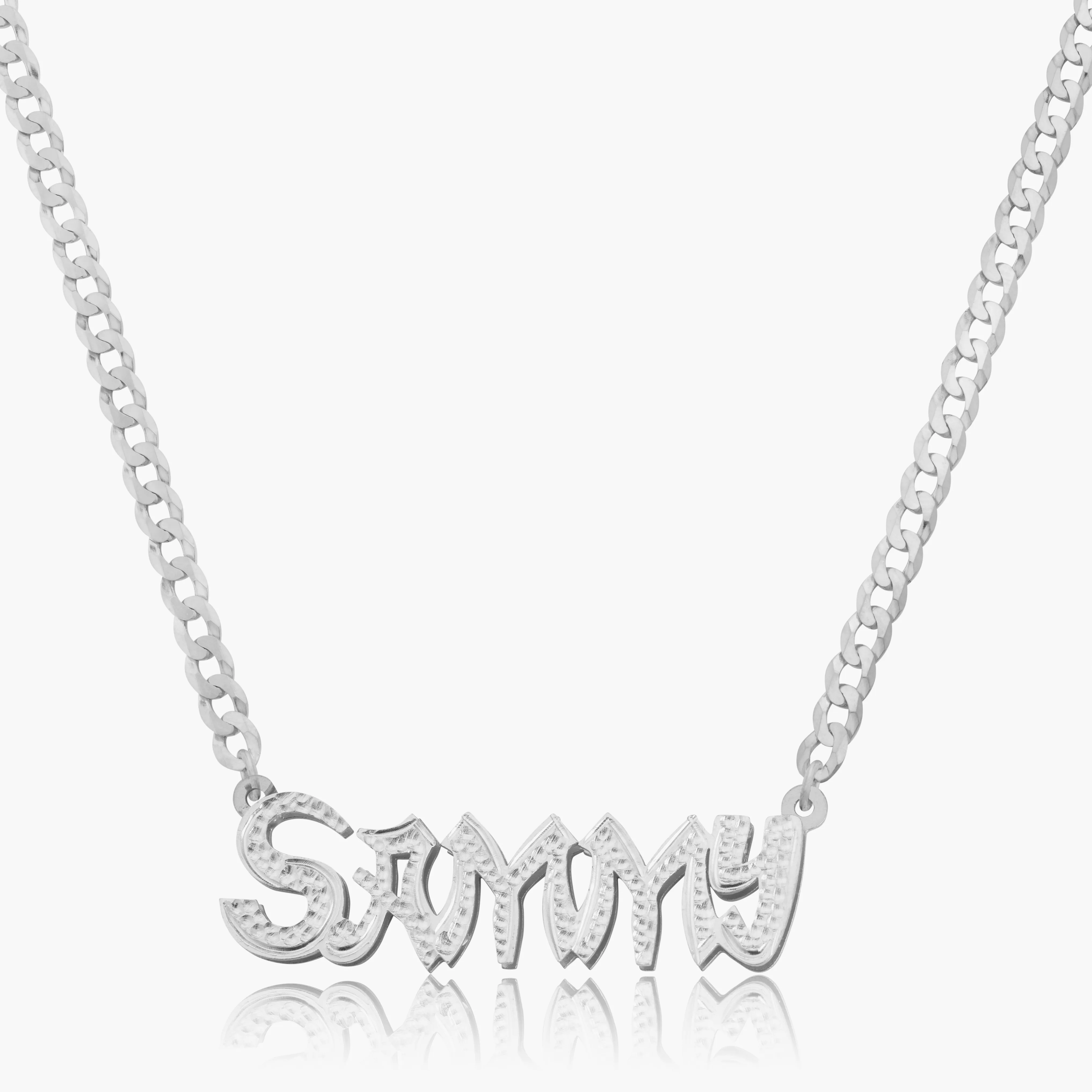 Double Plated "Take-out" Name Necklace