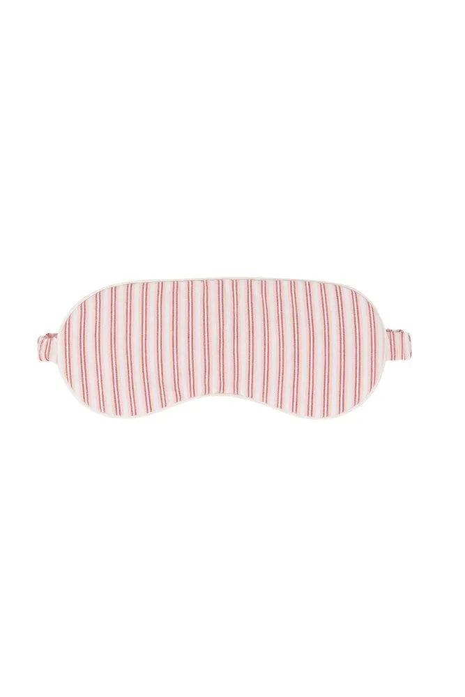 EDIE EYE MASK - STRAWBERRY STRIPE