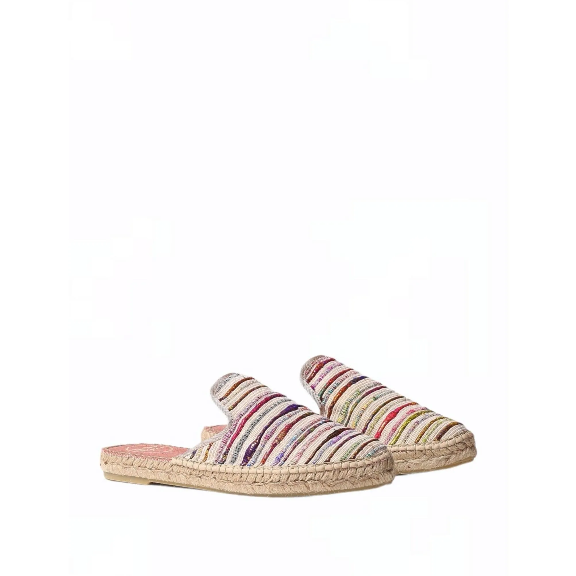 Embroidered Cotton Blend Wedge Espadrille for Women - Ona-SN