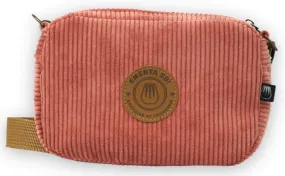 EMENTA SB - FLUFFY PATCH CORDUROY BAG - SALMON