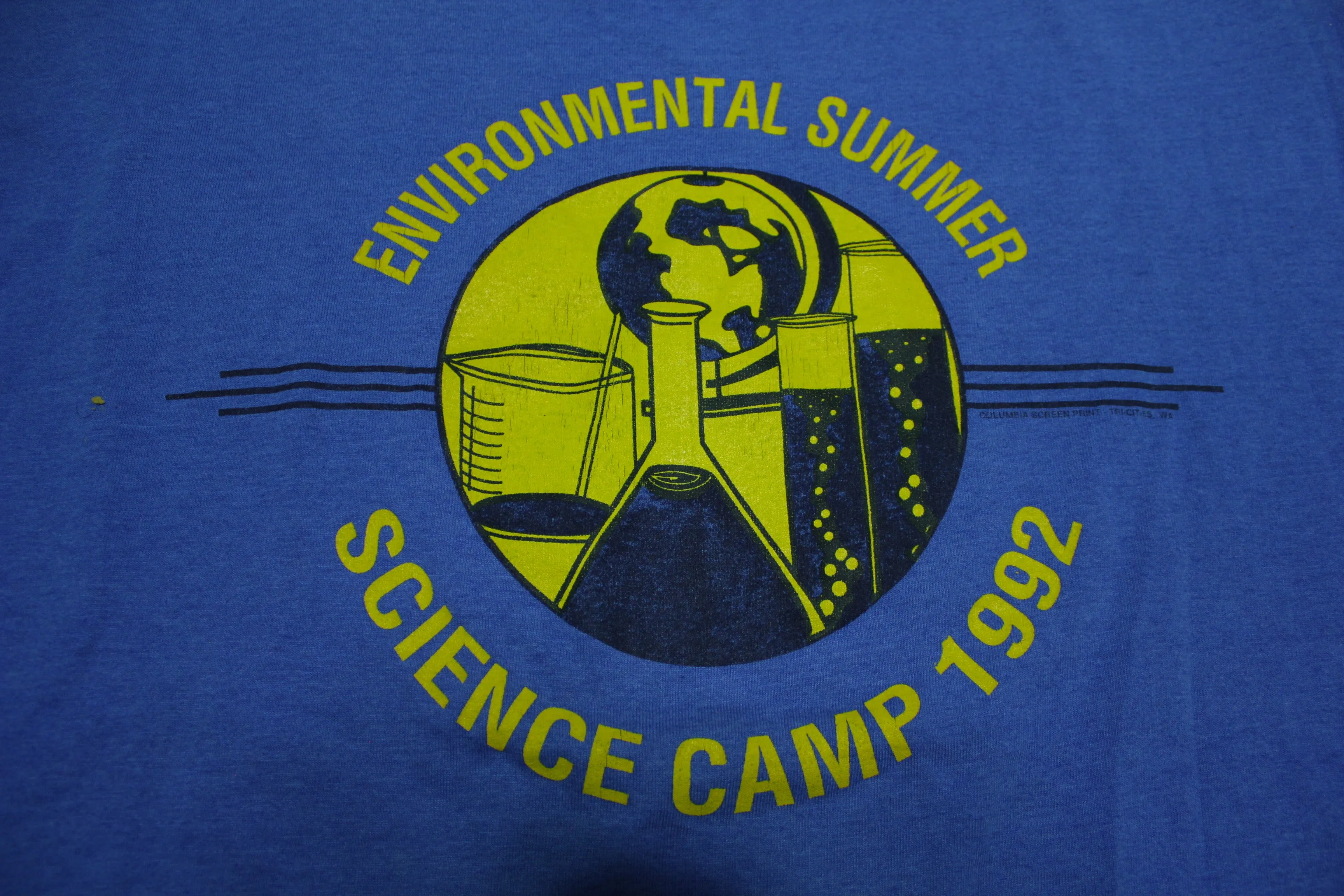 Environmental Summer Science Camp 1992 Vintage Hanford Westinghouse T-Shirt