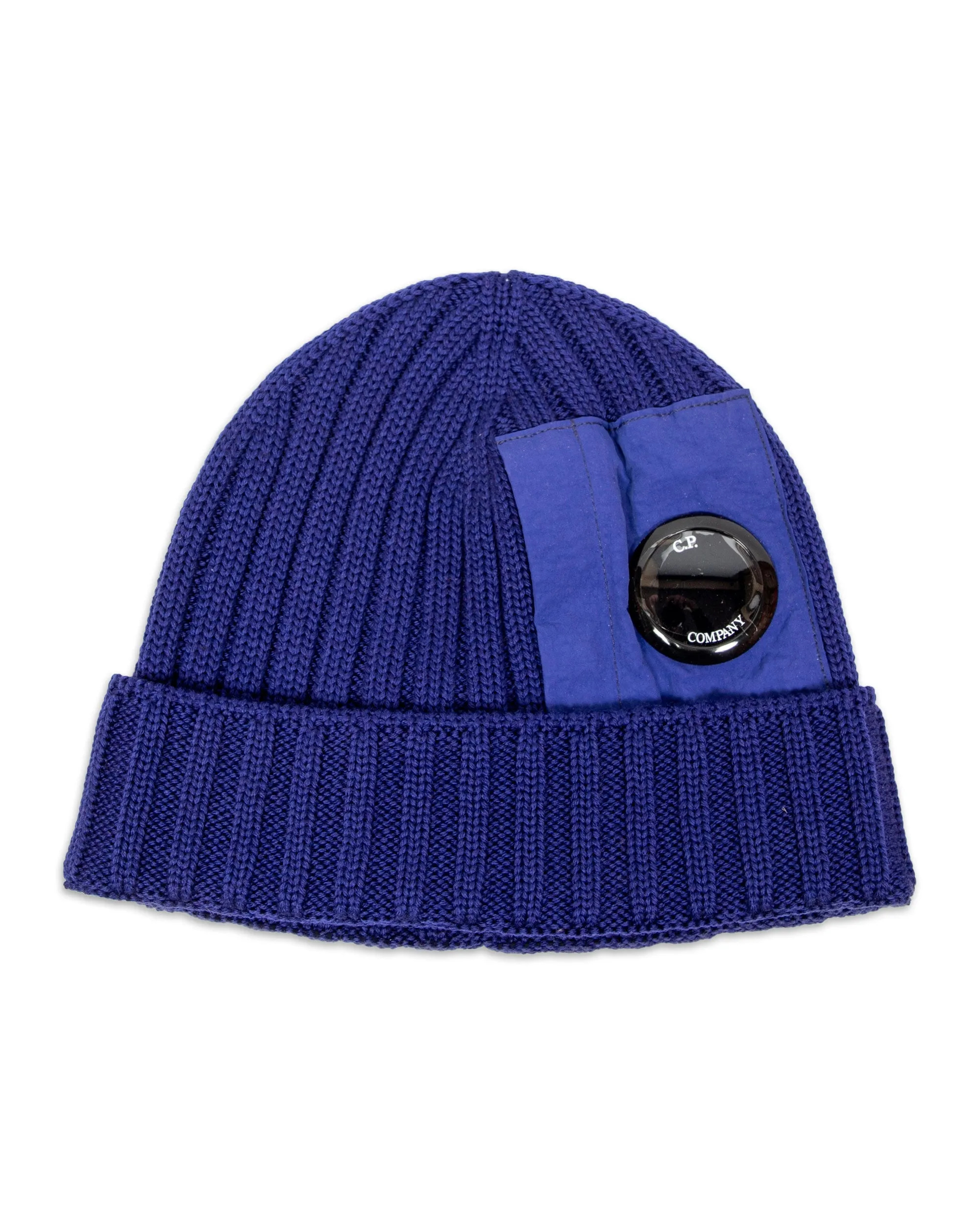 Extra Fine Merino Beanie Blu 11CMAC271A-005509A-878