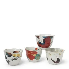 Floral Fall Tea Cup Set