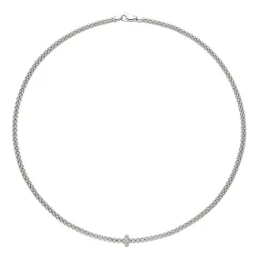 Fope 18k Prima Necklace with Pave Diamond