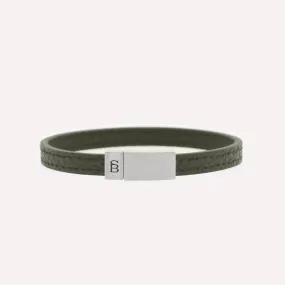 Grady Leather Bracelet Green