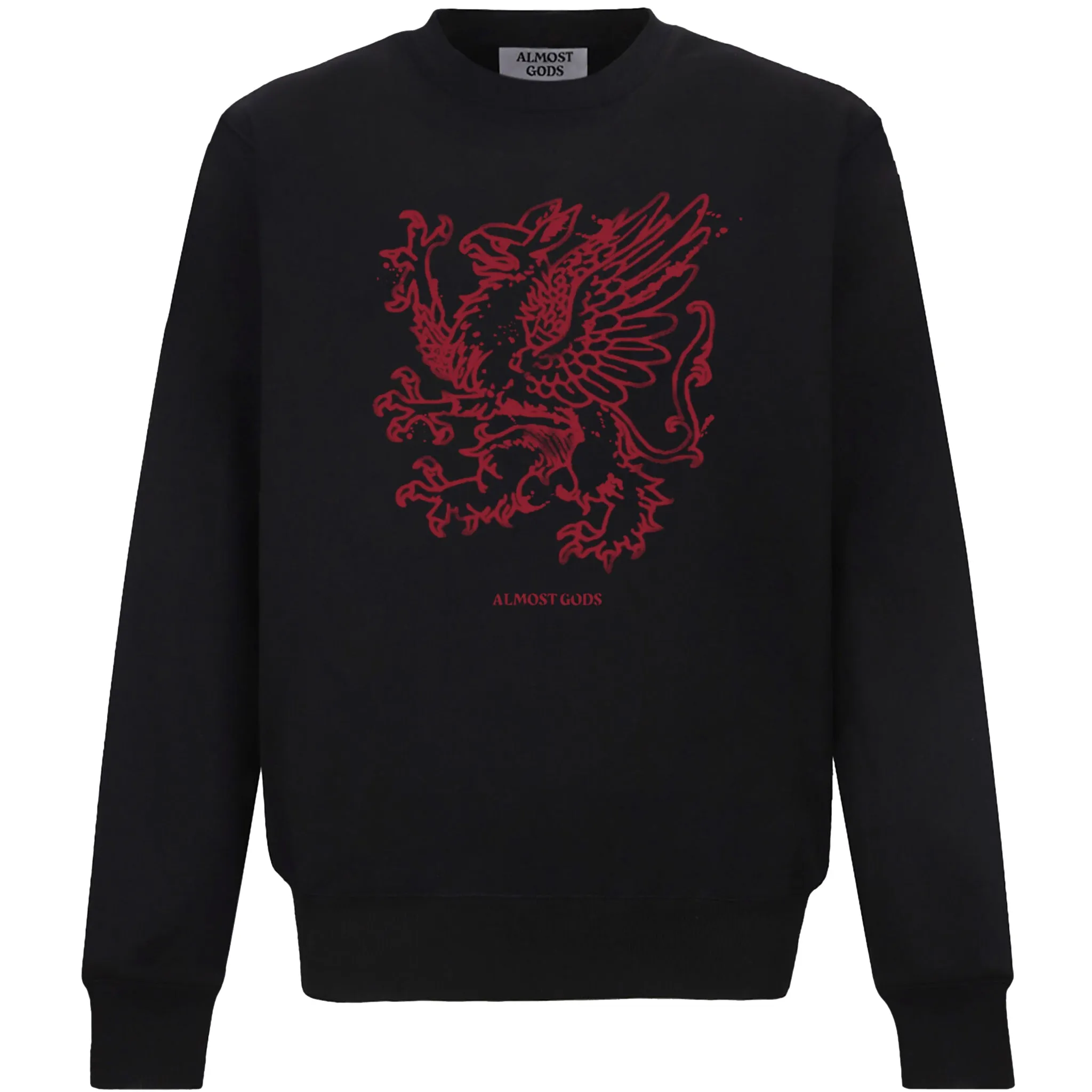 GRIFFIN SPRAY SWEATSHIRT (BLACK)