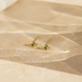 Haven Emerald Eye Studs